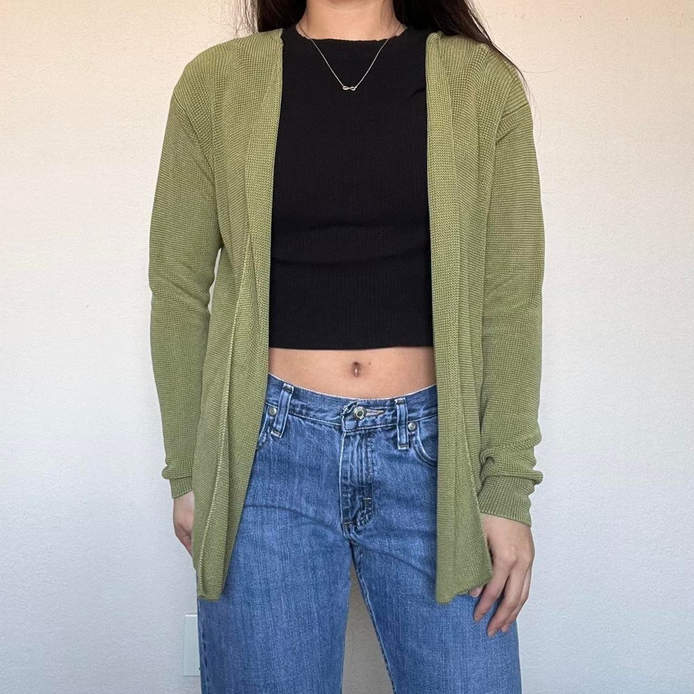 Green Cardigan